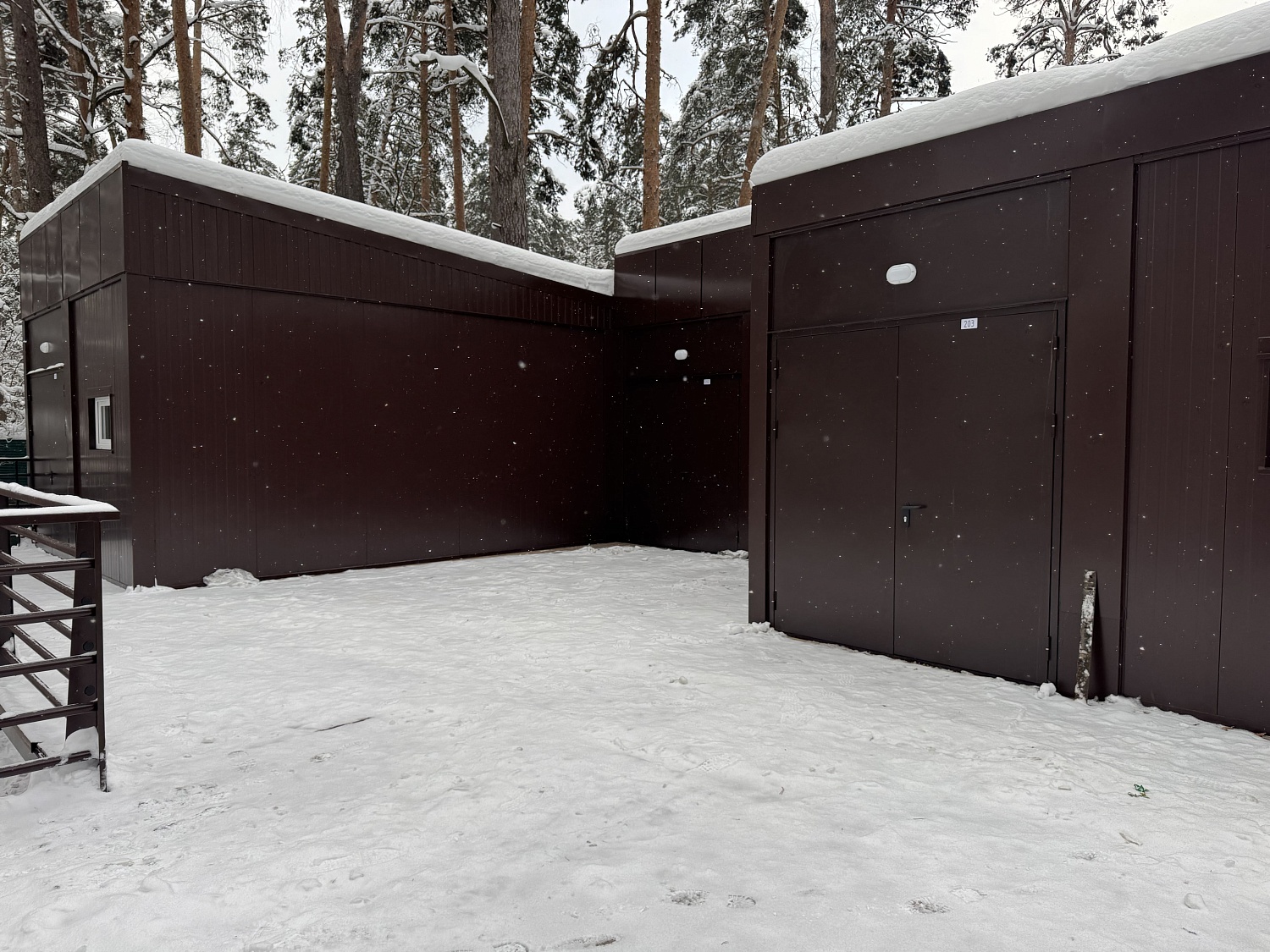 Складское помещение на базе 32 модулей "Звезда"